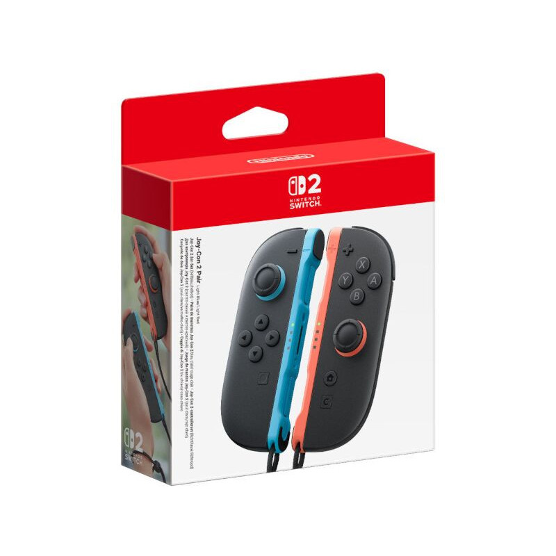 JOY-CON 2 PAIR SET IZDA/DCHA AZUL CLARO/ROJO CLARO