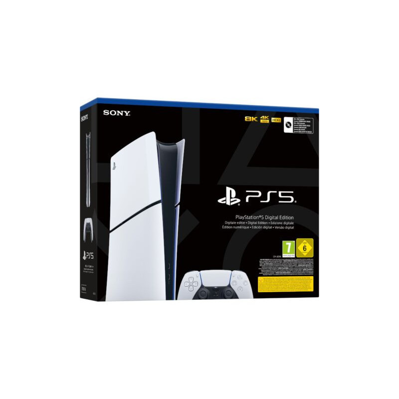 CONSOLA WHITE DIGITAL SLIM EDITION + DUALSENSE (1T