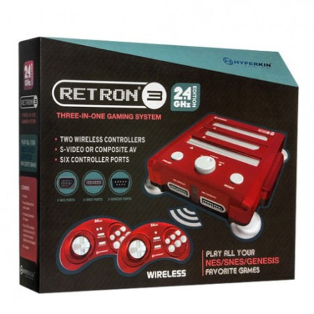 CONSOLA RETRON  3 ROJA