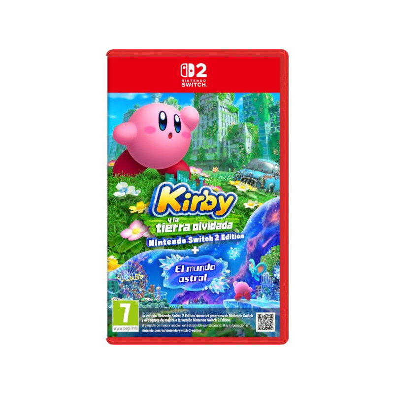 JUEGO SWITCH 2 KIRBY LA TIERRA OLVIDADA