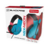 BLACKFIRE GAMING HEADSET NSX-NEON RED/ BLUE (ROJO/
