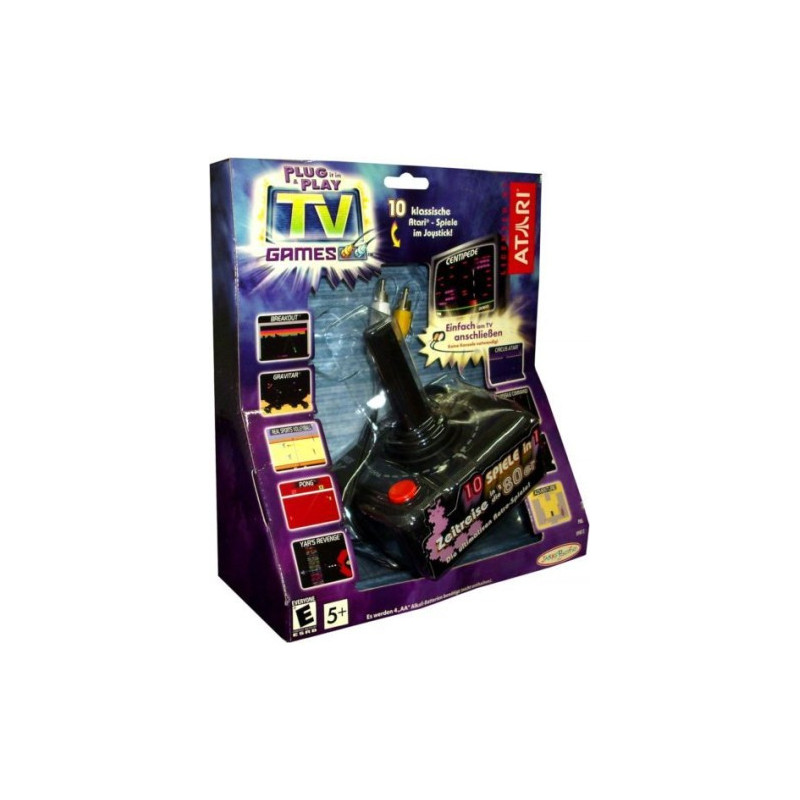 Consola Retro Atari Plug/Play 10 Juegos TV