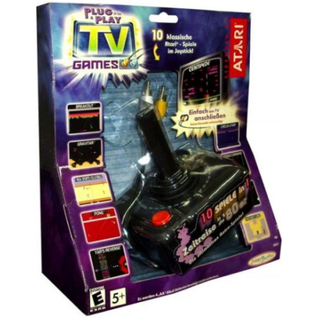 Consola Retro Atari Plug/Play 10 Juegos TV