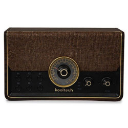 Radio Bluetooth Vintage Marron Kooltech