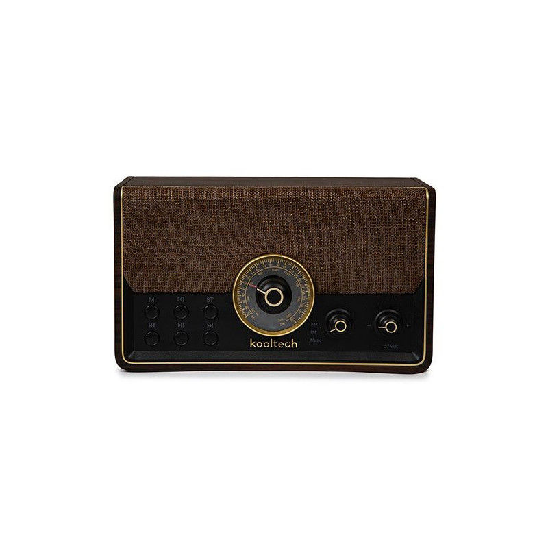Radio Bluetooth Vintage Marron Kooltech