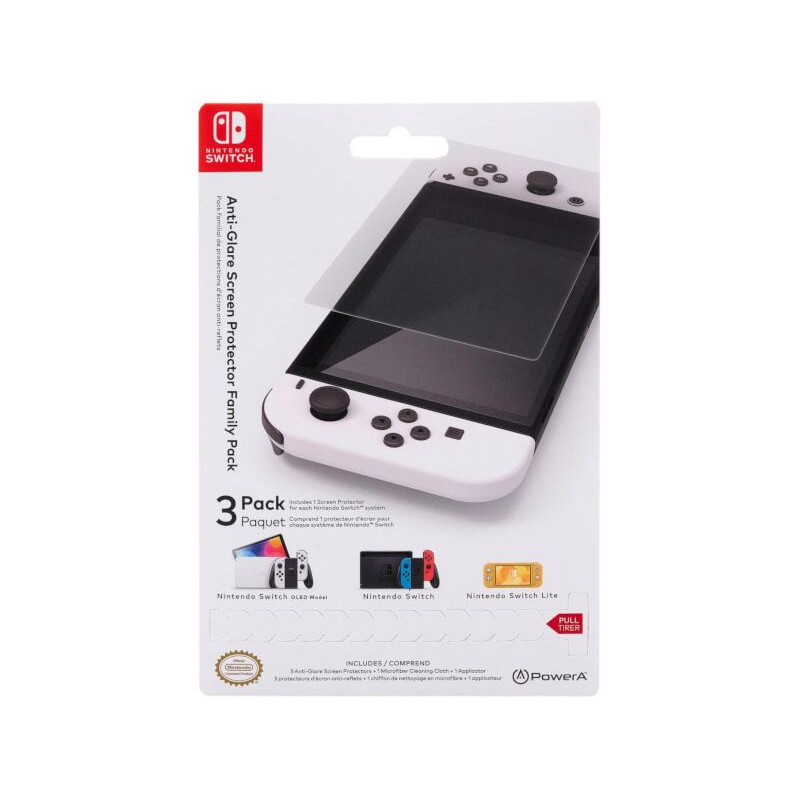 ANTI-GLARE SCREEN PROTECTOR FAMILY PACK (SWITCH/LI