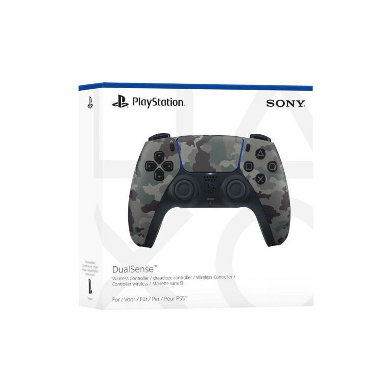 DUALSENSE WIRELESS CONTROLLER GREY CAMO (GRIS CAMU